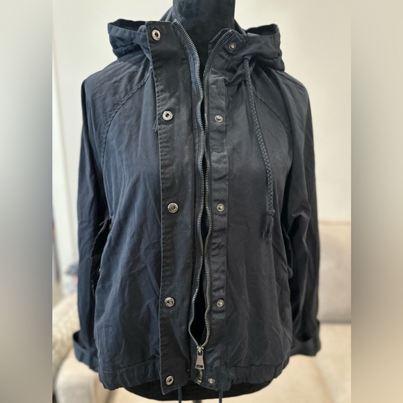 FRANCESCAS Miami Hooded Rain Coat Women Size Large - Picture 9 of 12